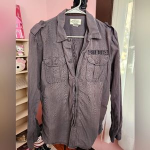 SOLD American Rag Sin City long sleeve button up shirt